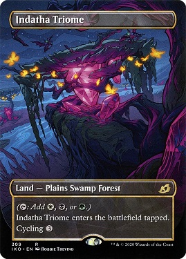 Indatha Triome Ikoria- Lair of Behemoths Alternate Art